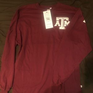 NWT Long-sleeved Texas A&M shirt.